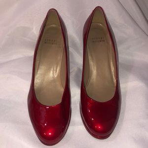Authentic Stuart Weizman Candy Apple Red Heels 👠